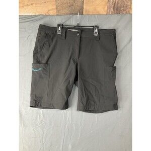 Amazon Luly Yang Shorts Womens L Black Delivery Cargo Stretch  Workwear NWT
